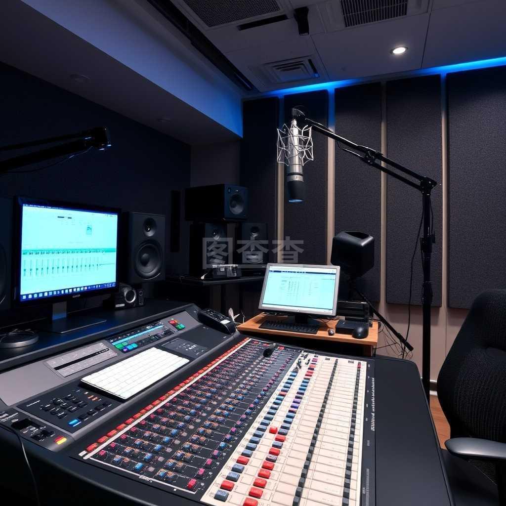 錄音棚混音臺(tái) 專業(yè)音樂制作的核心工具